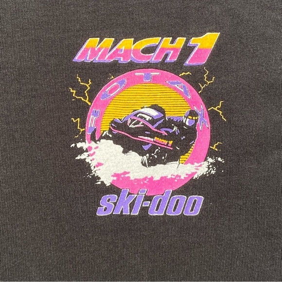 Vintage Ski-doo Mach 1 ROTAX Single Stitch Tee - Picture 4 of 6